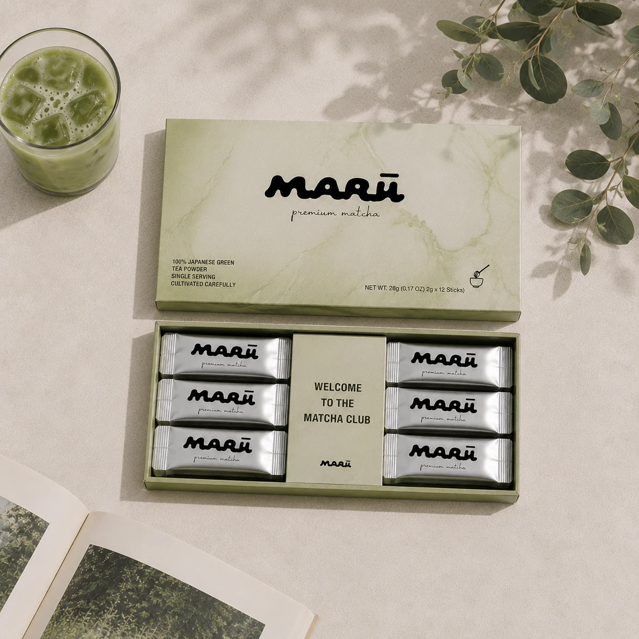 marū matcha club box — welcome to the matcha club