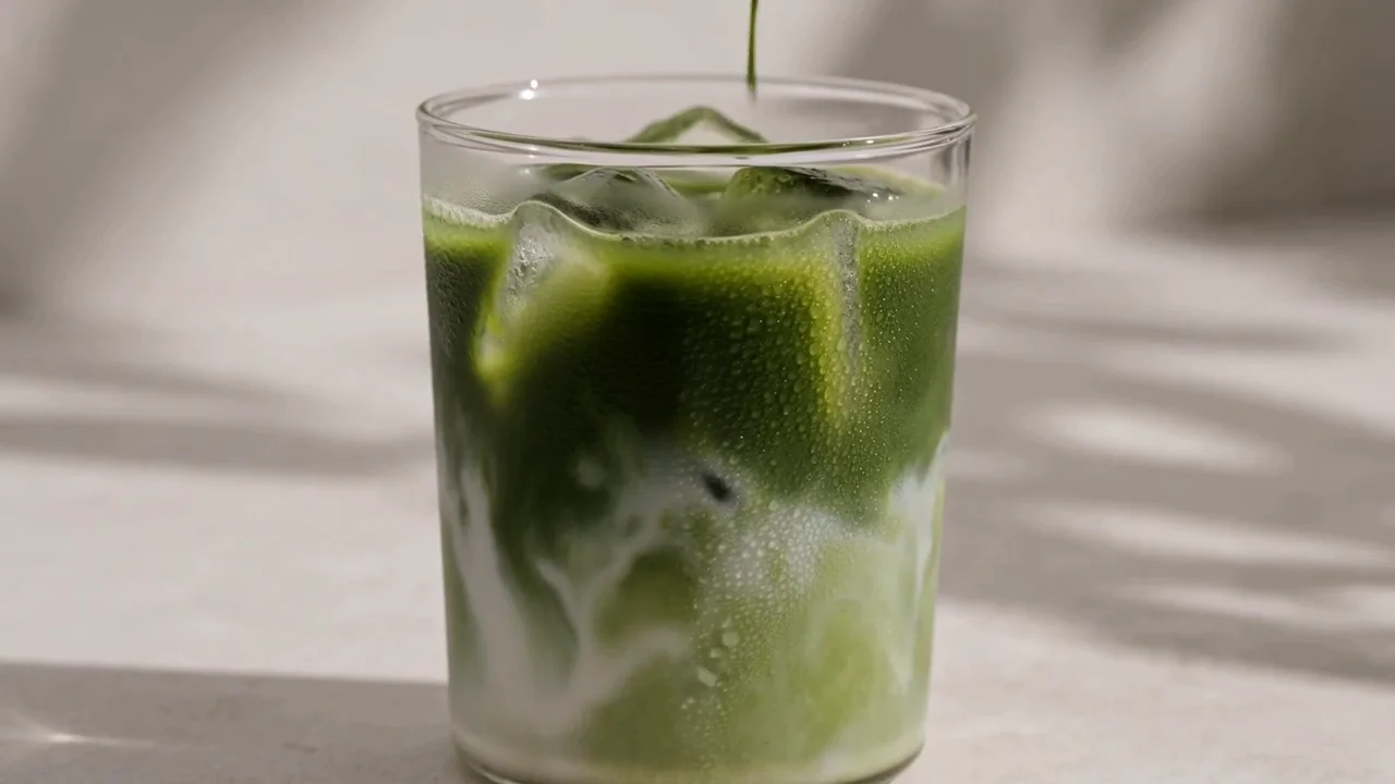 Whisk — Whisk briskly in a “W” for ten seconds, until it turns smooth, bright and gently foamed.